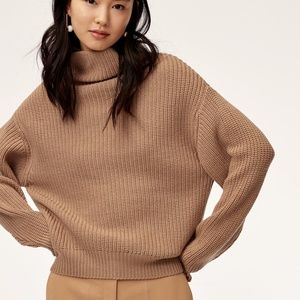 Aritzia Wilfred Montpellier Sweater Camel XS